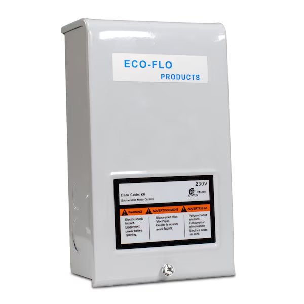 1-1/2 HP Control Box, Eco-Flo, Mfr#: EFCB15